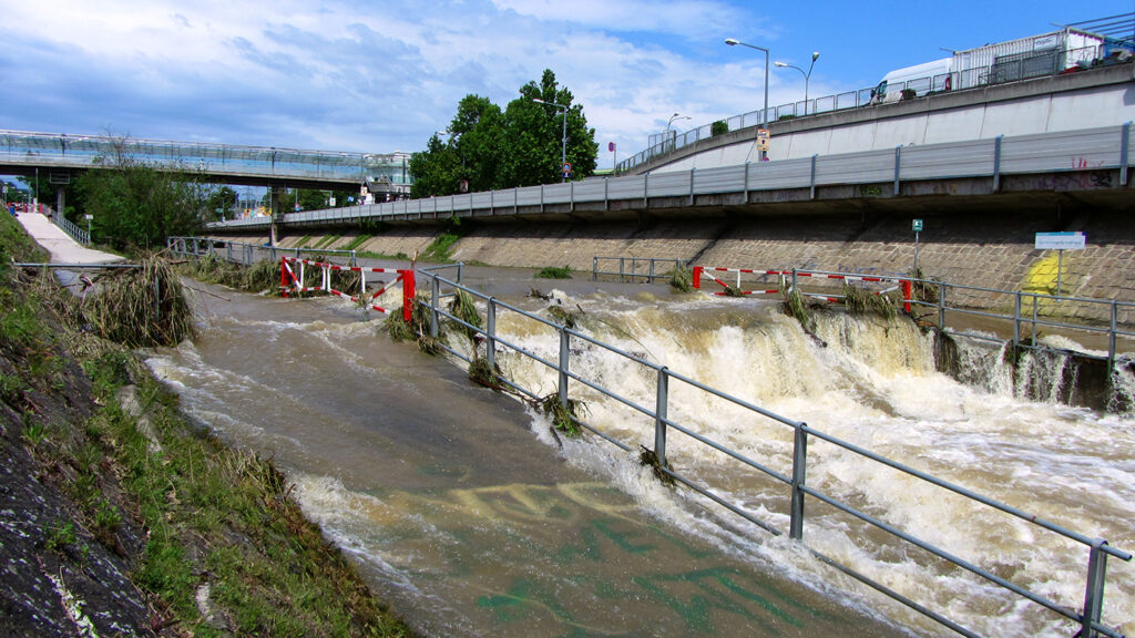 Wienfluss Hochwasser
